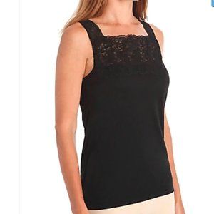 Cuddl Duds Softwear lace front cami